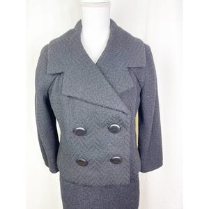 Vintage 1950's Monte, Sano, & Pruzan Double Breasted Womens Wool Blazer Jacket